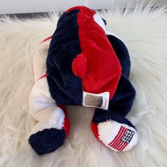 Ty Beanie Baby Patriotic Bear in Red, White, and Blue - Picture 3 of 8